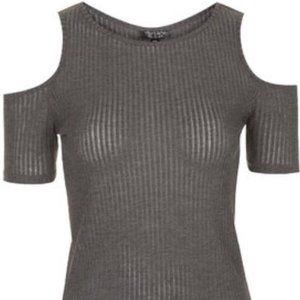 Topshop Cold Shoulder Top
